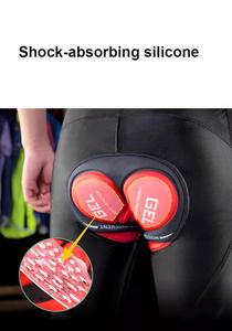 Short de cyclisme confortable pour <span class=keywords><strong>homme</strong></span> avec gel éponge rembourré 5D pantalon court en maille respirante <span class=keywords><strong>caleçon</strong></span> de vélo - Product Image 5