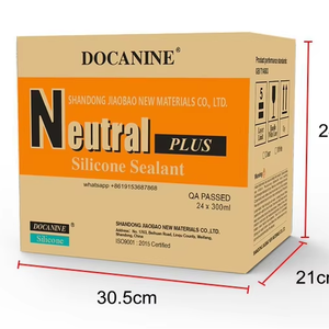 Chinesische Fabriken Neutrales Silikon-Dichtmittel Weiß 310ml Härtend für Glas Säurefreies Silikon - Product Image 1