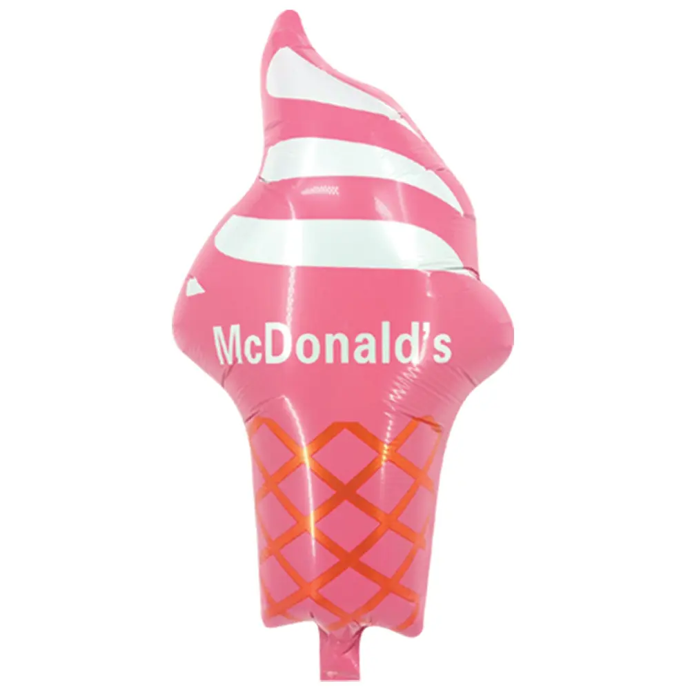 Надувной Гелиевый шар в форме мороженого на заказ может быть напечатан логотип и девиз для рекламы или рекламного подарка