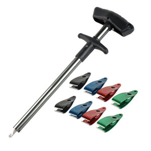 Découpe-ligne et extracteur d'hameçons en acier inoxydable 304 en forme de T, portable, avec poignée antidérapante, vente en gros - Product Image 1
