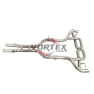 Vortex SS304 Stainless Straight Through Exhaust Pipe For Benz AMG GT GTS Direct Bolt-On Racing Mid Pipe <b>Kit</b> - Product Image 5
