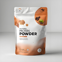 Sachet d'emballage alimentaire en plastique imprimé sur mesure pour noix, chips et snacks, type pochette stand-up, vente en gros