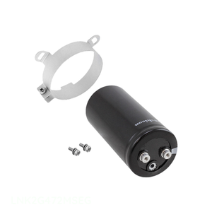 Condensador de Canal de Fabricante para Montaje en Chasis, Aluminio, 4700uF, 20%, 400V, Atornillable, LNK2G472MSEG - Product Image 1