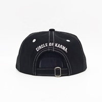 Topi Vintage olahraga luar ruangan pinggiran datar tidak terstruktur 5 Panel bordir kustom katun populer Eropa topi ayah Snapback