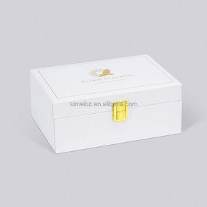 Caja de Regalo de Perfume Oud Blanco Personalizada, Lujosa, de 6 ml y 12 ml, Botella de Attar de Cristal, Caja de Madera y Cuero PU para Envasado de Aceites Esenciales - Product Image 3
