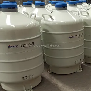 YDS wadah penyimpanan Semen 50 125mm, tangki penyimpanan nitrogen cair medis 50l