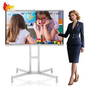 Nouveau modèle 86 - Panneau interactif intelligent pour projets, écran LCD 4K, Mini PC Android/Windows, Tableau intelligent pour réunions d'entreprise - Vente en gros - Product Image 2
