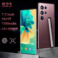Nuevo Smartphone S23 Ultra 2026 de 7.3" 5G, 16GB+1TB, Doble SIM, Desbloqueado, Deca Core, Pantalla HD LCD de 120Hz, 108MP, Android 13, Carga Rápida