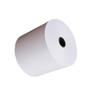 Rollos de recibos térmicos de 57mm, papel de caja registradora de una sola capa de 57x50mm para máquina POS, cajero automático, modelo personalizado
