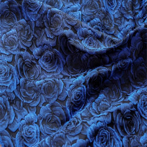 Tissu Jacquard tissé de couleur foncée 3D Rose Jacquard rouge foncé <span class=keywords><strong>pour</strong></span> robes, costumes, sacs <span class=keywords><strong>pour</strong></span> femmes - Product Image 3