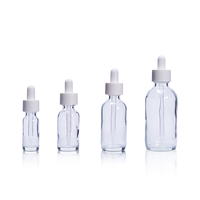 Botol Kaca Bulat Boston Transparan Advantrio Packaging 0.5 oz 15ml dengan Pipet