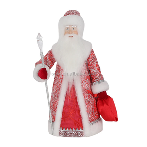 Rouge 30/40/50 CM Debout Père Noël Décorations De Noël Père Noël Robe Rouge <span class=keywords><strong>Ded</strong></span> <span class=keywords><strong>Moroz</strong></span> Avec Sac De Bonbons Cadeaux De Nouvel An - Product Image 2