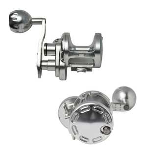 CNC İşlemeli Alüminyum Tuzlu Su Trolling Makarası 100-500 Serisi 25-30kg Maksimum <span class=keywords><strong>Drag</strong></span> Yavaş Atışlı Jigging Balıkçılık Sağ El Yem Atma - Product Image 4