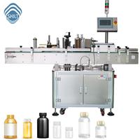 Máquina Etiquetadora Automática para Botellas de Vidrio y PET, Leche, Vino, Perfume, Salsas |   Aplicador de Etiquetas Envolventes
