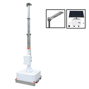Système de caméra sur mât télescopique portable, étanche IP65, avec base mobile manuelle pour <span class=keywords><strong>tour</strong></span> de surveillance solaire - Product Image 2