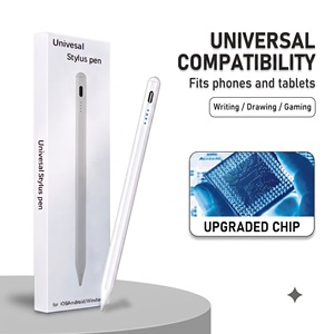 2260 Universal Magnetic Stylus <b>Pen</b> For <b>Tablet</b> iPad Phone Active Smart Pencil with 4 LED Power Display For iOS Android Windows - Product Image 1