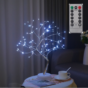 108 LED Sparkly cổ tích tinh Thần Cây đèn điều khiển từ xa 8 Chế độ USB/Pin <span class=keywords><strong>DIY</strong></span> nhân tạo phòng Đảng giáng sinh cây bonsai ánh sáng - Product Image 6