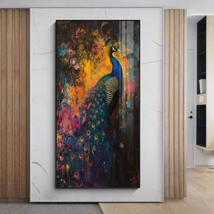 Wholesale Cheap <strong>Peacock</strong> Art Decorative <strong>Paintings</strong> Wall Design Animal <strong>Paintings</strong> - Product Image 3