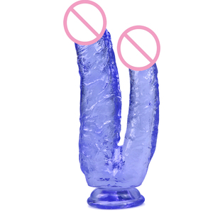 Dildo double extrémité en silicone, pénis réaliste à double tête, stimulateur du point G, jouets sexuels pour adultes pour hommes, femmes, lesbiennes, gays - Product Image 5
