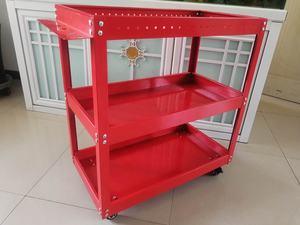 3 स्तरीय भारी ड्यूटी कार्यशाला गेराज मैकेनिक उपयोगिता ट्रॉली सेवा उपकरण गाड़ी - Product Image 3