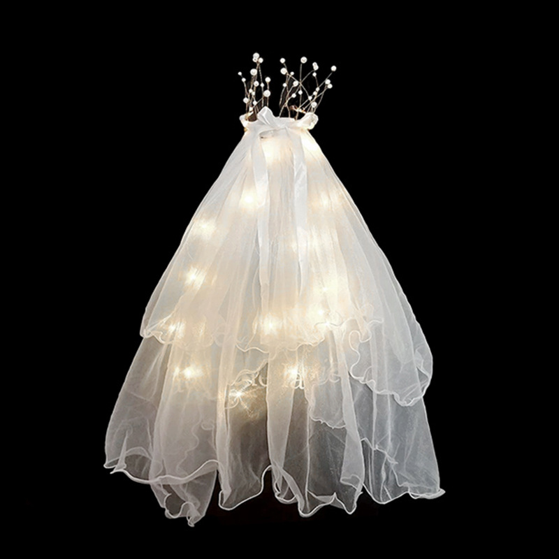Voile couronne (lumière blanche chaude)