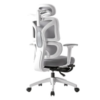 Chaise de bureau ergonomique inclinable Yazhi, chaise de jeu confortable pour la maison avec maille et mousse pour des longues sessions sans fatigue