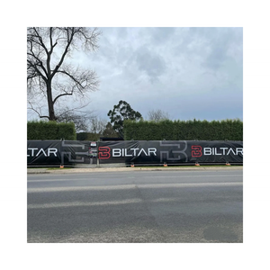 Striscione in Rete PVC Flessibile Resistente a Forti Venti, Stampa Personalizzata per Recinzioni e Schermi - Product Image 1