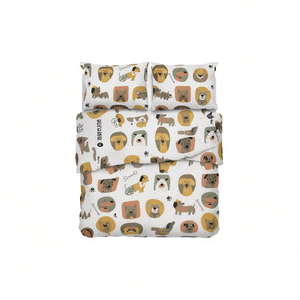 Juego de Sábanas Cani 100% Algodón, Tamaño King Francés, Diseño con Estampado de Perro - Product Image 3