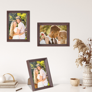 Custom 5x7 Picture <strong>Frame</strong> Wall And Tabletop Display, 8*10 <strong>Photo</strong> Picture <strong>Frame</strong> With Clear Plexiglass For Vertical Or Horizontal