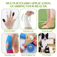 Bande de kinésiologie personnalisée auto-adhésive, bandage élastique sportif, soutien athlétique, enveloppement de récupération