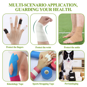 شريط دعم وتعافي رياضي ذاتي اللصق معتمد من CE وISO، ضمادة مرنة رياضية مخصصة - Product Image 5