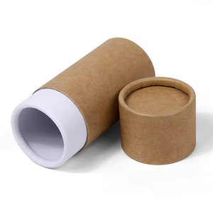 Caja de embalaje de cartón reciclado ecológico de gran oferta, tubo de papel de realce, embalaje de belleza, tubo redondo de embalaje de papel artesanal - Product Image 6