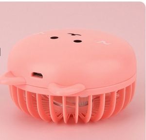 USB Rechargeable Cute Handheld Fan with <b>Mirror</b> and Easy to Carry Suitable for Daily Use - Product Image 5
