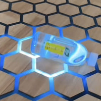 Contrôleur de table tactile 5V 12V pour table lumineuse LED avec circuit imprimé et interrupteur à capteur nid d'abeille