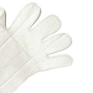 Guantes de limpieza de mascotas desechables ecológicos de marca personalizada, 100% algodón, uso en el baño, venta al por mayor, guantes <span class=keywords><strong>para</strong></span> el cuidado del cabello de mascotas - Product Image 3