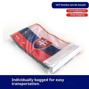 Фабричная индивидуальная футбольная спортивная игра, приветливый полиэфирный ручной флаг с пластиковым флагштоком - Product Image 4