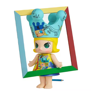 100% originale Popmart Moll 400 grande bambola in Pvc figurina giocattolo con <span class=keywords><strong>mille</strong></span> pose alla moda Design MEGA ROYAL MOLLY 400% - Product Image 4