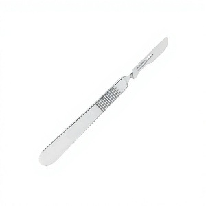 Manche de scalpel dentaire de 12 cm en acier inoxydable de haute qualité, instruments chirurgicaux de classe I CE, fournisseur en gros - Product Image 1