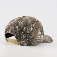 Cappellino da Baseball Sportivo Classico di Alta Qualità Personalizzato con Stampa Mimetica Leopardata e Logo Ricamato, 5 Pannelli in Oxford con Chiusura Snapback