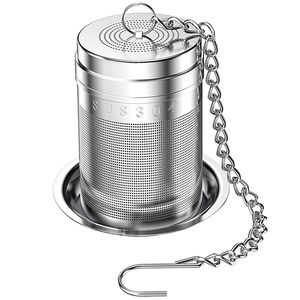 Fournisseur Direct Usine – Nouveau Filtre à Thé en Acier Inoxydable 304 Poli, Écologique, en Métal, avec Séparateur à Mailles et Boule à Assaisonnement pour Marinades - Product Image 1