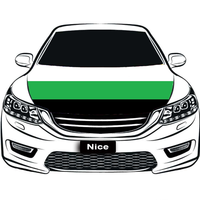 Housse de capot de voiture personnalisée arc-en-ciel gay, accessoire de véhicule pliable en polyester durable pour exposition automobile et événements en extérieur