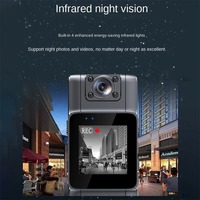 Mini caméra portable HD pour sports de plein air 1080P MicroSD portable pour le département des transports avec enregistrement à pince à tête arrière