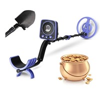 2019 gros GC1065 Écran LCD détecteur de Métaux D'or Souterrain Détecteur De Trouveur Pinpointer Chasseur de Trésor Kit Pour La Recherche