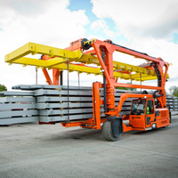 Chariot à portique personnalisé de 1 à 80 tonnes, alimenté par batterie/diesel, pour la manutention de conteneurs, utilisé dans les ports