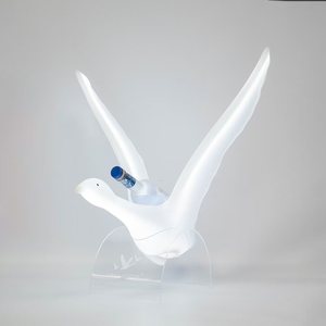 Kit di Illuminazione LED per Espositore di Liquori Bianco e Grigio Ricaricabile con Logo Personalizzato per Decorazione Tavoli VIP di Nightclub e Bar - Product Image 3