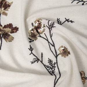 Vente directe d'usine, tissu en maille tricotée de style national Hanfu, bordure en dentelle, 100% rayonne, broderie classique de fleurs et de perles - Product Image 2