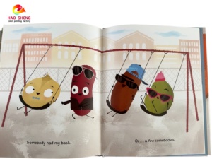 Sách bìa mềm dành cho trẻ em, thiết kế tùy chỉnh, chất lượng cao, đóng gáy hoàn hảo, bán buôn từ nhà máy - Product Image 6