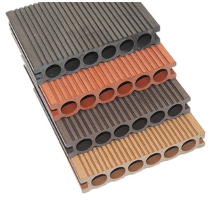 Sọc WPC gỗ-nhựa Composite decking cho ngoài trời/bên ngoài cho ban công sân biệt thự chống ăn mòn mặt đất bề mặt - Product Image 1