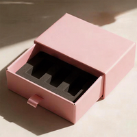 Boîtes en carton rigides pour emballages cadeaux, impression de logo personnalisé, taille luxe, flacon d'huile à ongles, ensemble d'outils pour le nail art, cosmétiques
