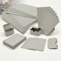 Plaques de carton gris non couché 1mm 2mm 3mm, carton de designer, fournitures artistiques, recyclable, anti-ondulation pour la modélisation